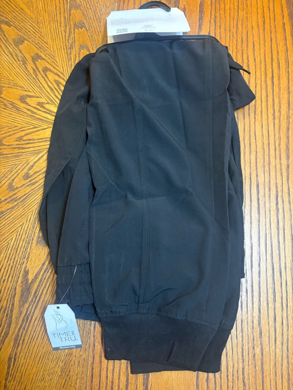Time And Tru Maternity Jogger  Relaxed Fit NWT Size XL (16-18) Black